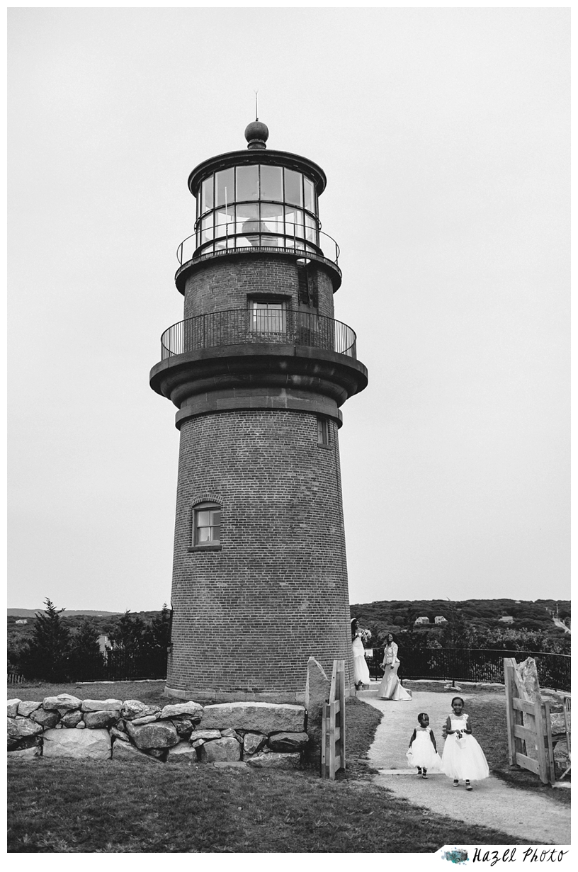 aquinnah lighthouse Marthas Vineyard Wedding Hazelphoto