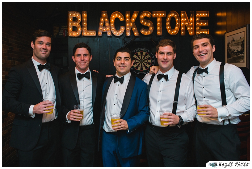 State Room wedding Boston Ames Hotel Blackstone bar