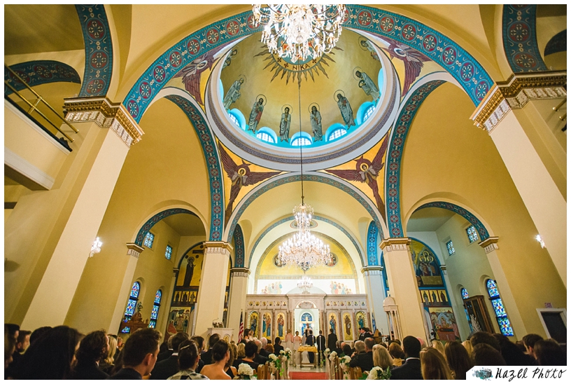 State Room wedding Boston Greek Orthodox Cathedral 