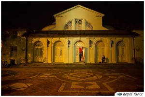 Rotunda West Philly night university city wedding