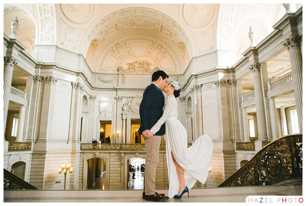 San Francisco City Hall Documentary Wedding Photographer