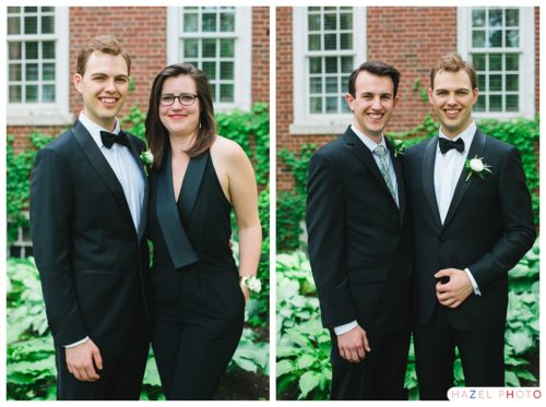 best man and best woman man wedding