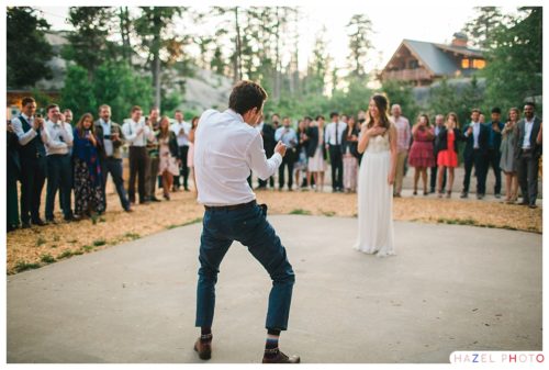 lake tahoe wedding first dance the hideout at kirkwood wedding venue