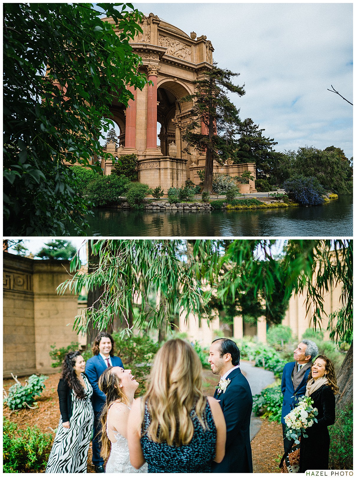 golden gate park wedding, palace of fine arts, sf wedding, sf documentary wedding photographer