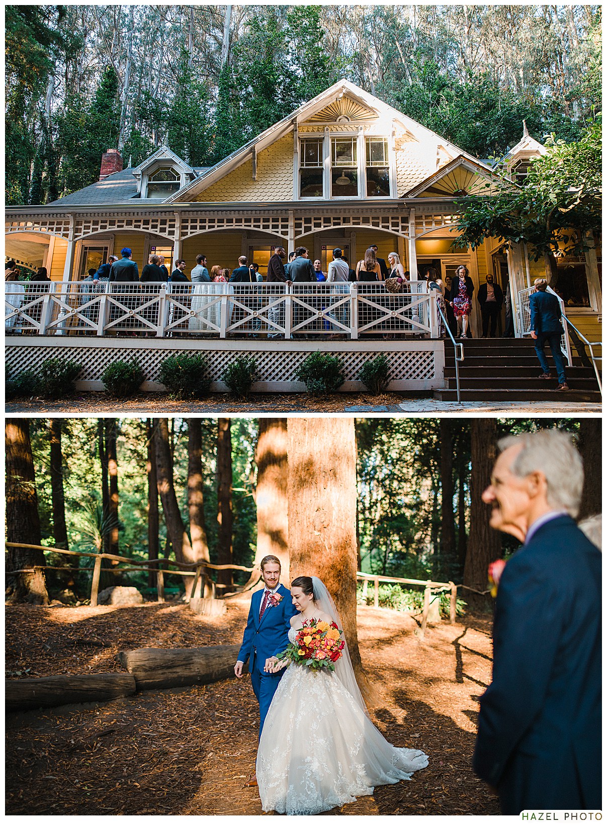 stern grove clubhouse, trocadero, roadhouse wedding, documentary wedding photographer, Stick-Eastlake architectural style, 19th century roadhouse