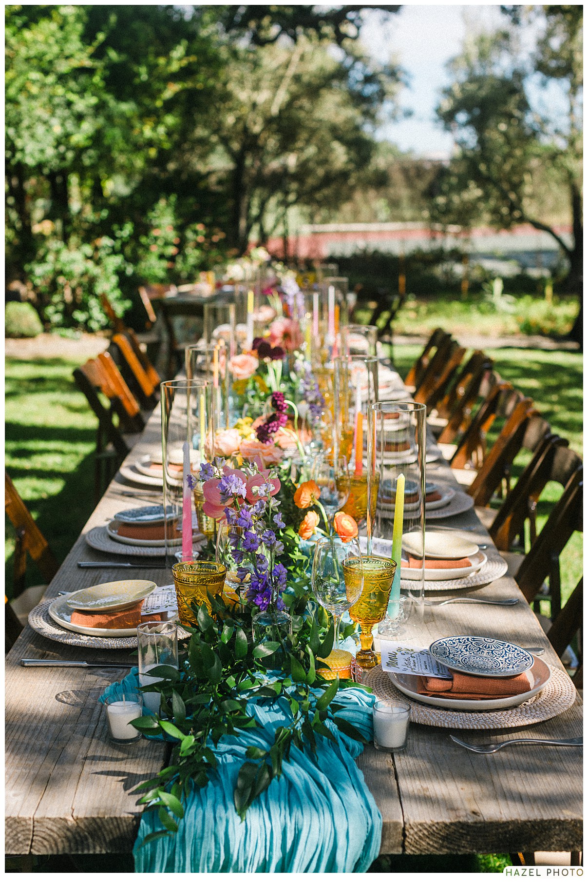 Beltane Ranch, Sonoma Garden wedding, documentary wedding photography, whimsical table setting, garden party. 