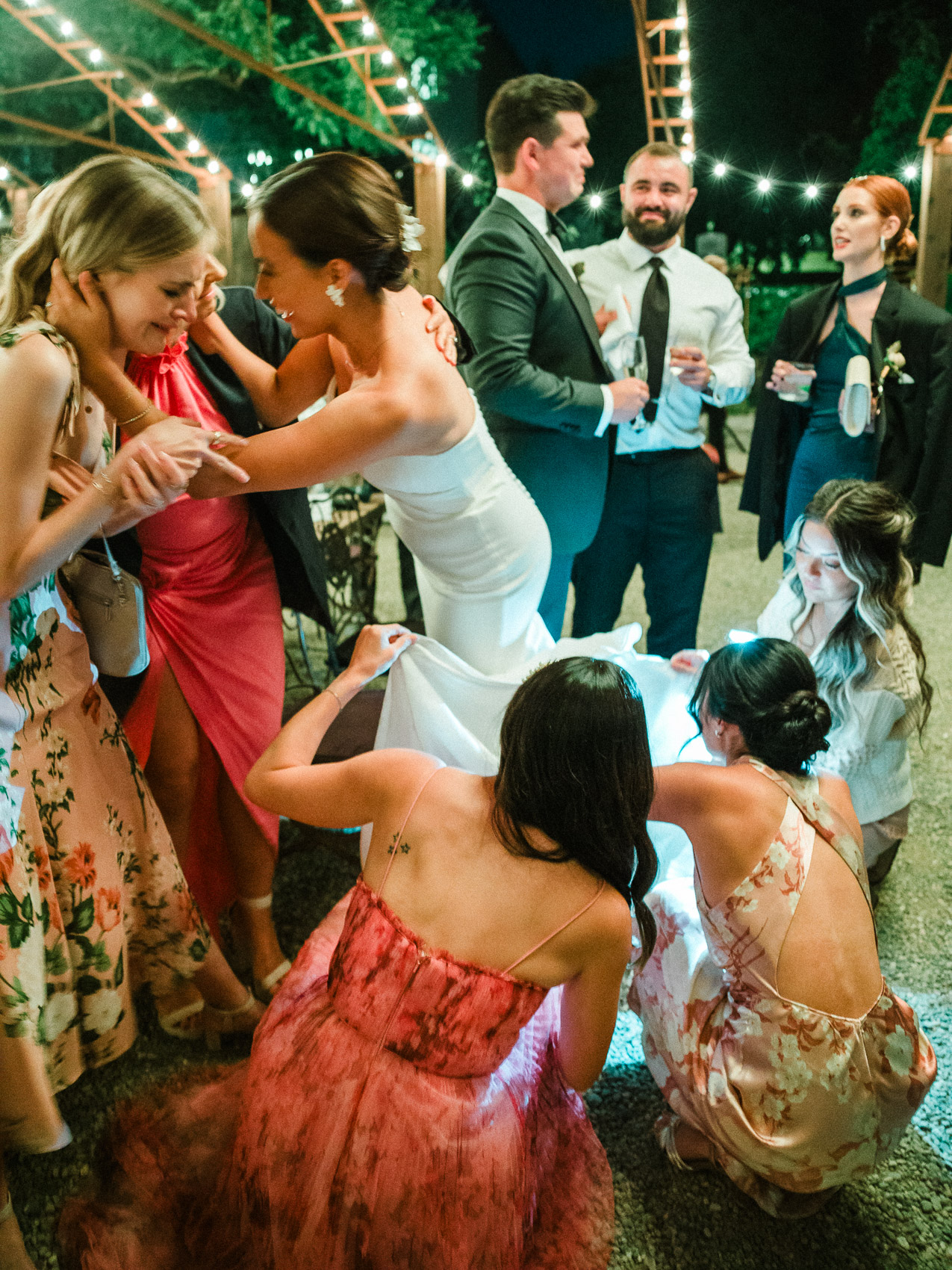 Real wedding moment, documentary photography