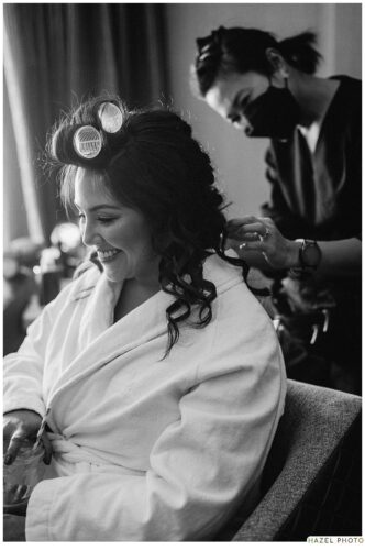 bride getting ready