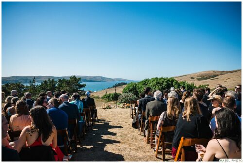 ceremony at marconi lodge tomales bay
