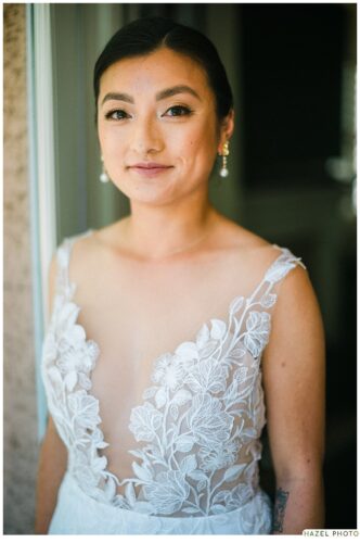 bride closeup - the person in this photo uses they/them pronouns