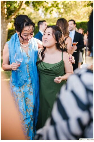 family members during cocktail hour