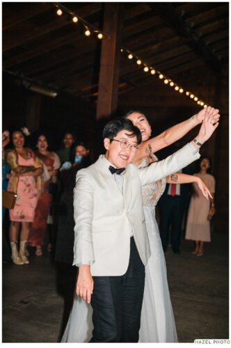 queer couple first dance