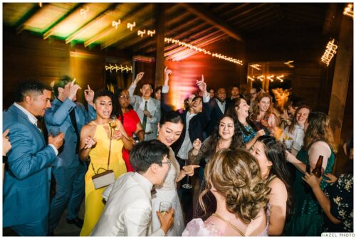 wedding party dancing