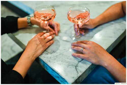 temescal bar north light engagement session