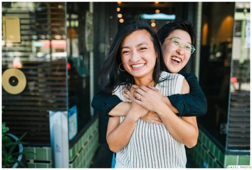 temescal bar north light engagement session