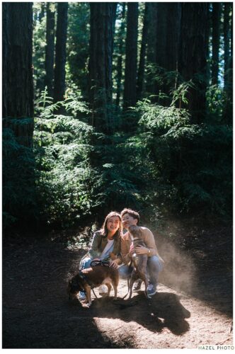 joaquin miller park engagement session