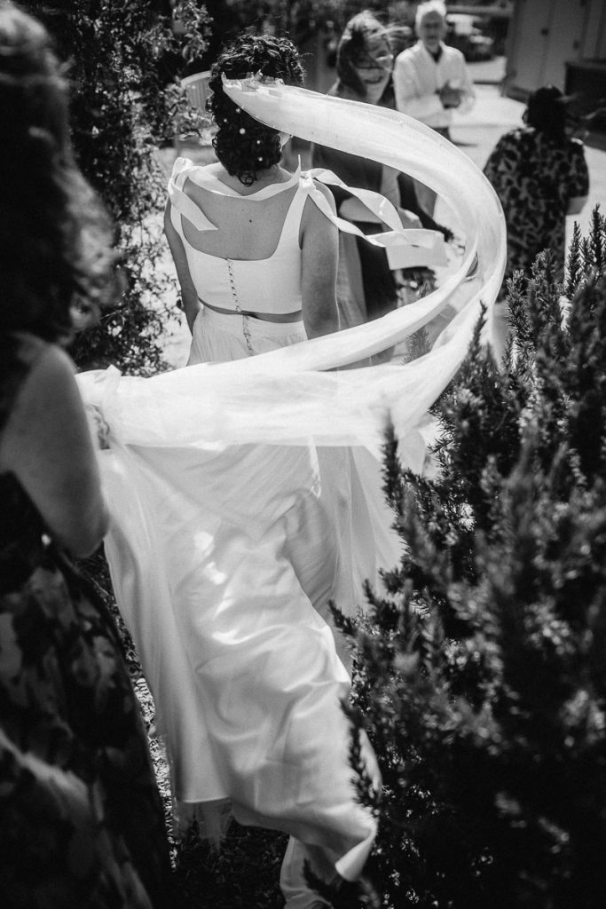 Candid wedding ceremony, Northern California