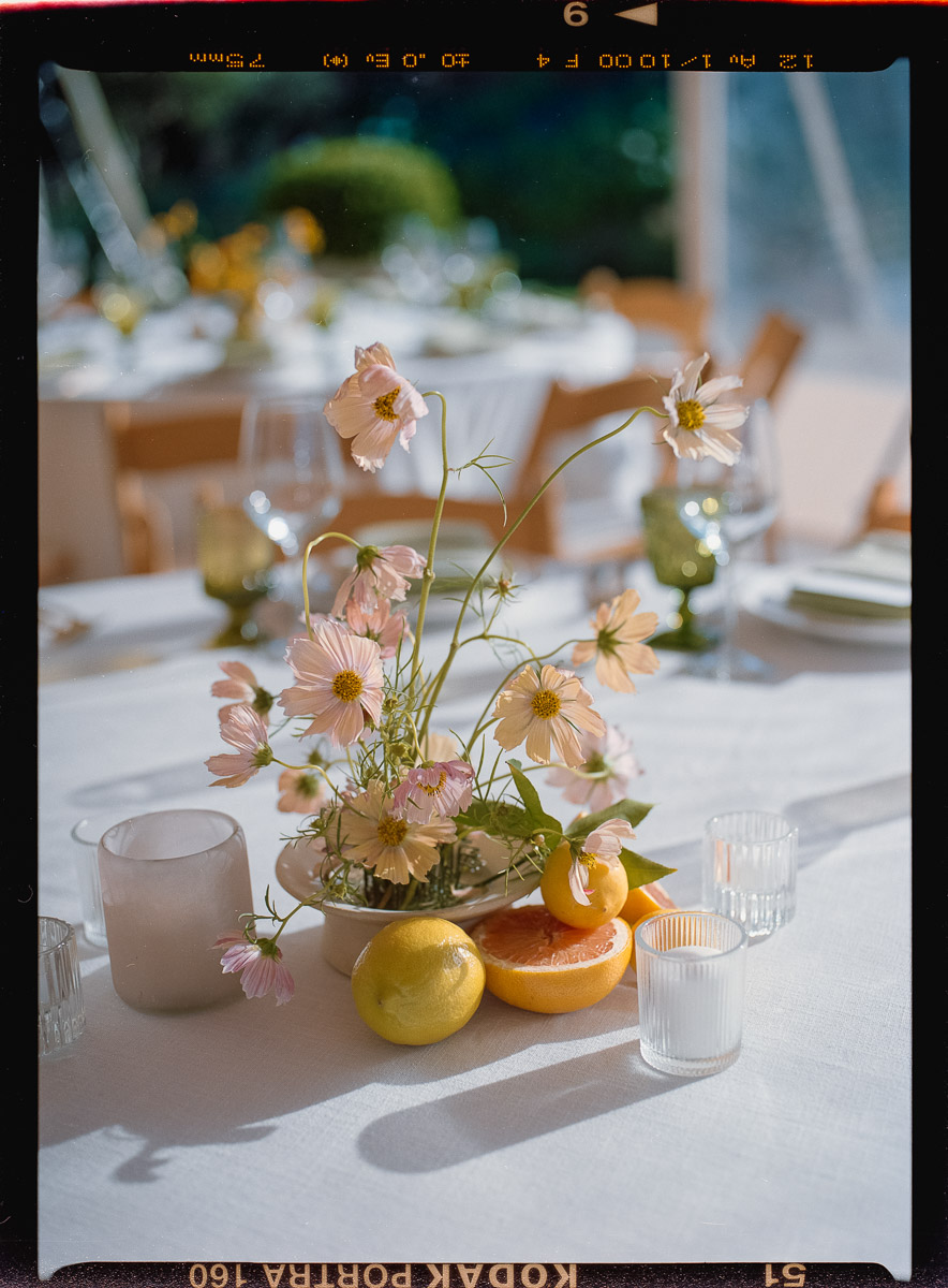 Natural light wedding photography