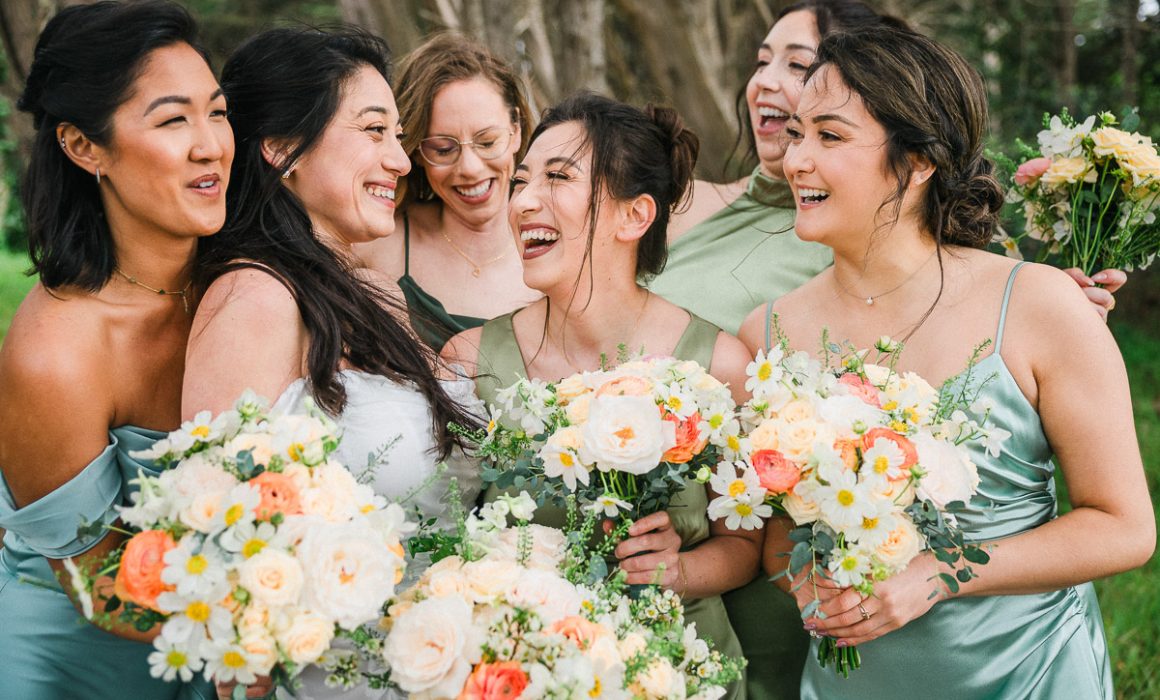 Candid wedding photograph, Bay Area