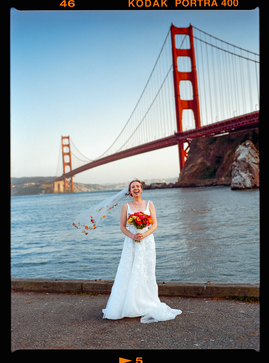 Candid wedding moment, San Francisco